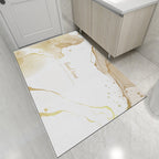 Badvorleger mit abstraktem Design