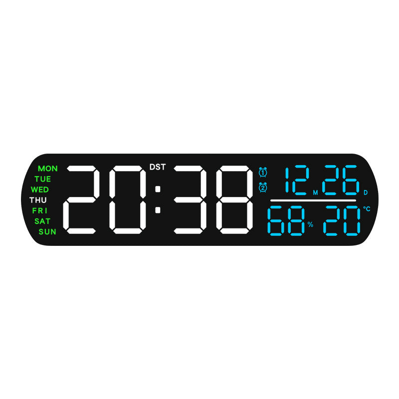Digital Multifunction Alarm Clock with Large LED Display