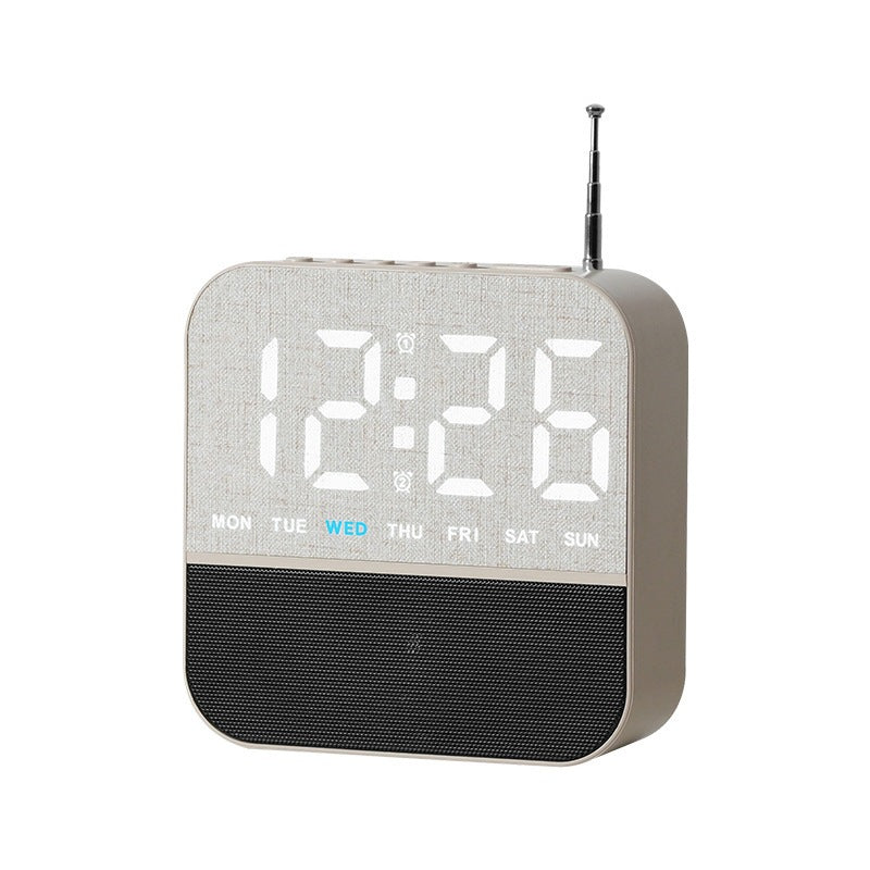 Digital Clock Radio with Temperature Display