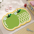 Playful Fruit-Shaped Bath Mat