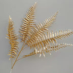 Elegant Metal Leaf Decoration