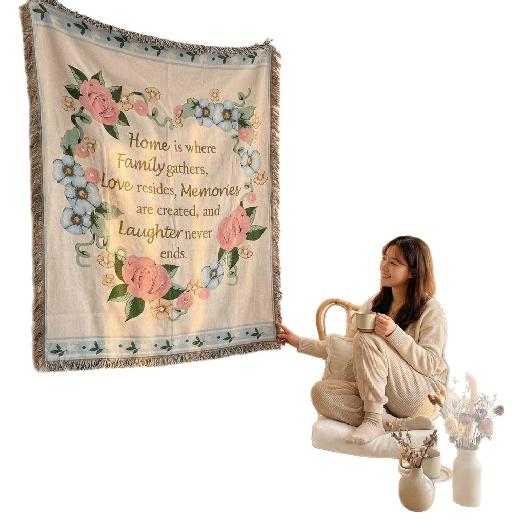 Dekorative Wandteppich-Decke mit Kürbismuster
