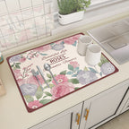 Floral Print Kitchen Table Mat