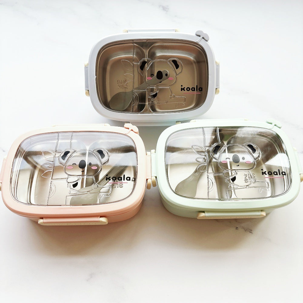 Edelstahl-Lunchbox mit Koala-Design