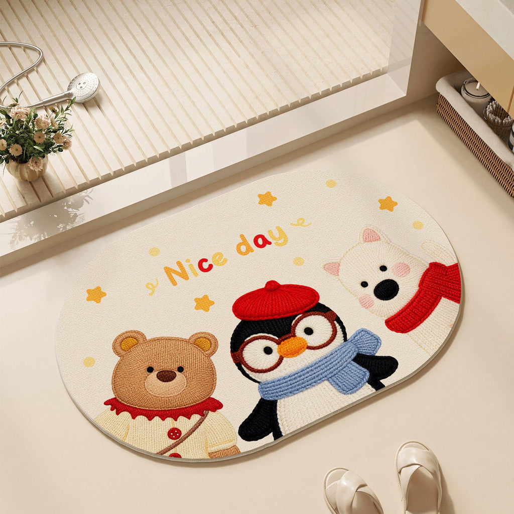 Decorative Kitty Pattern Floor Mat