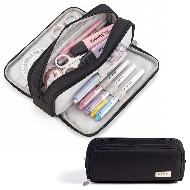 Versatile Multi-Compartment Pencil Case