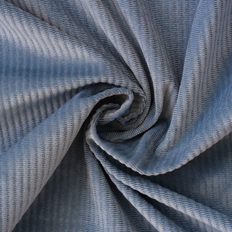 Quadratischer Cord-Kissenbezug mit feiner Rippenstruktur