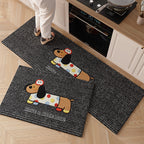 Cartoon-Themed Anti-Fatigue Kitchen Mat