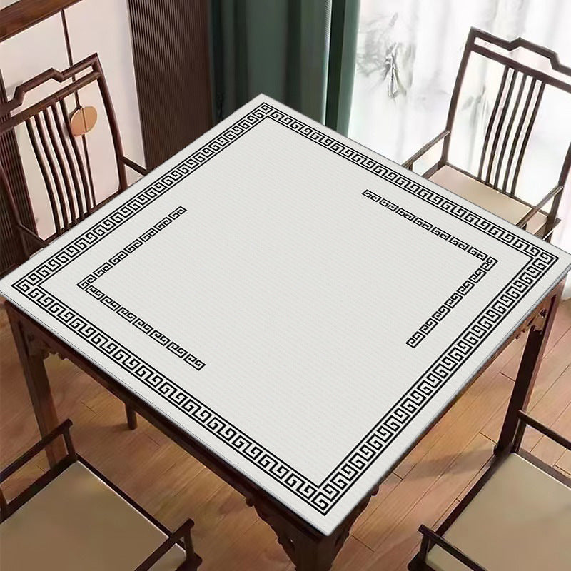 Geometric Patterned Table Cover