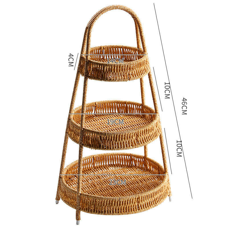 Decorative Wicker Stand