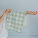 Gingham Dish Towel and Absorbent Guest Towel
