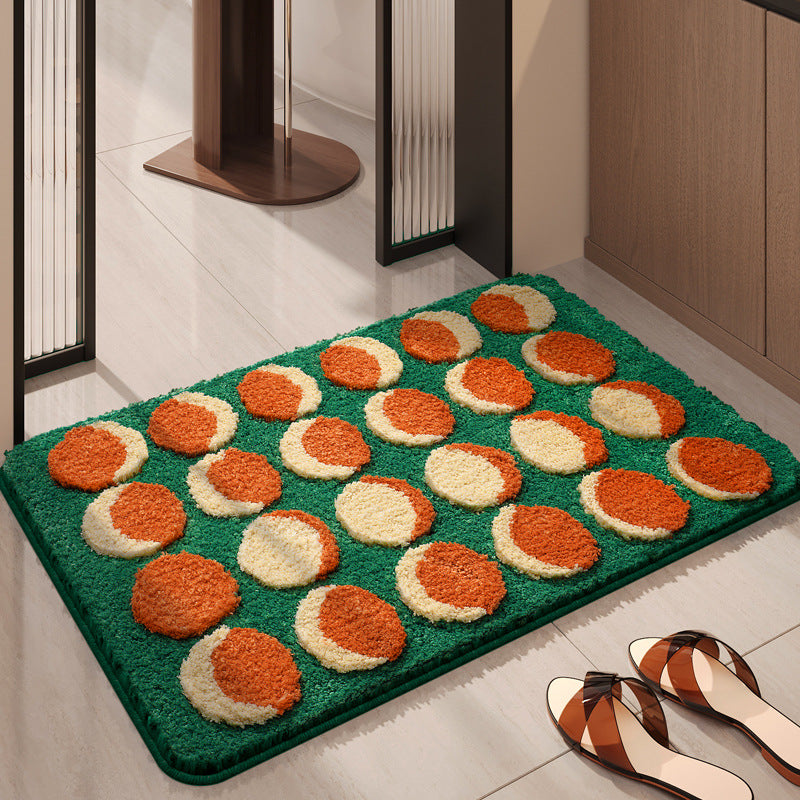 Egg Pattern Bath Mat