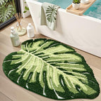 Monstera Leaf Shaped Area Rug