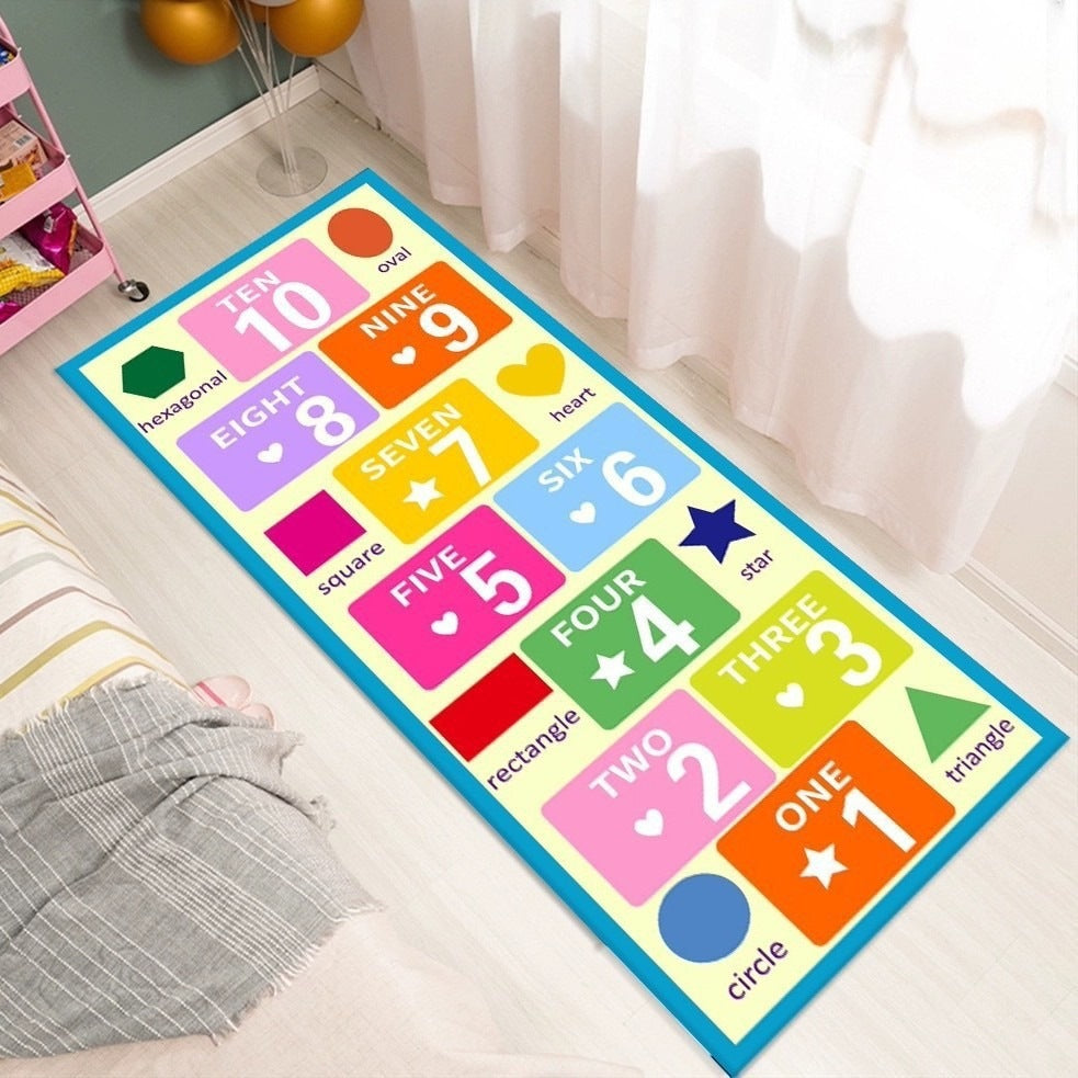 Playful Hopscotch Rug