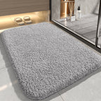 Plush Bathroom Shower Mat