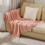 Elegant Textured Throw Blanket