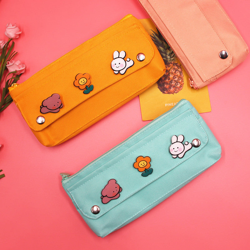 Spacious Zippered Pencil Case