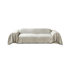 Universal Three-Seater Sofa Cover with Fringes