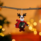 Decorative Hanging Santa Figurine