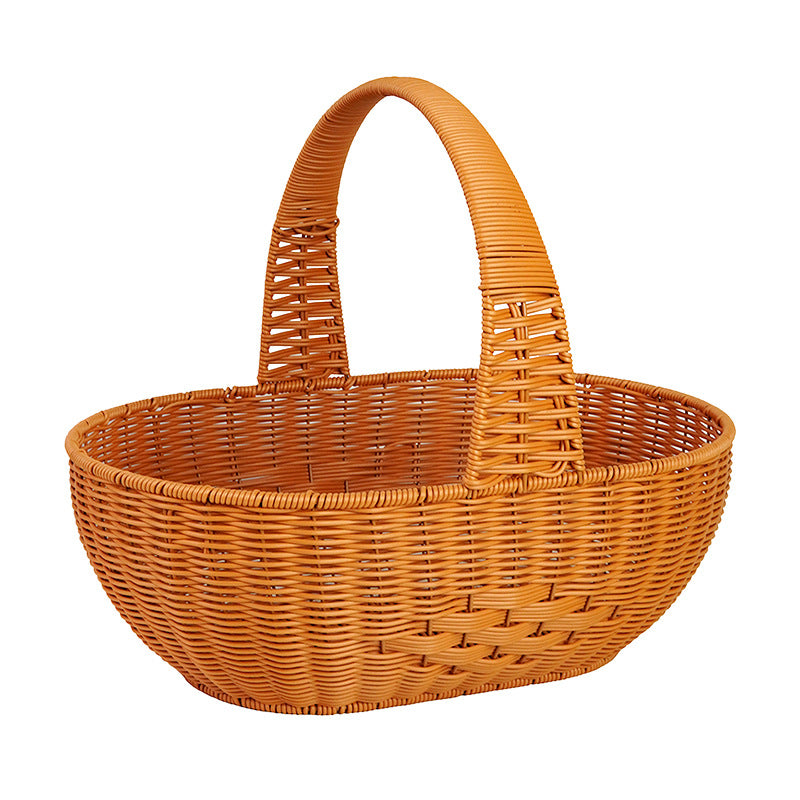 Large Woven Garden Picnic Basket