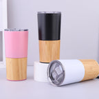 Eco-Friendly Coffee Mug with Bamboo Look