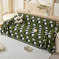 Kuschelige Wohndecke mit Pandamuster