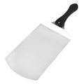 Large Stainless Steel Flat Spatula with Ergonomic Handle