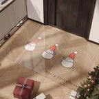 Playful Smiley Face Decorative Mat