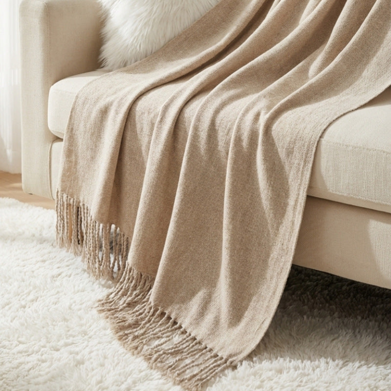 Elegante Tagesdecke mit Fransen