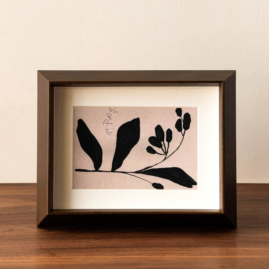 Gerahmtes botanisches Kunstwerk