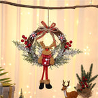 Decorative Burlap Christmas Wreath