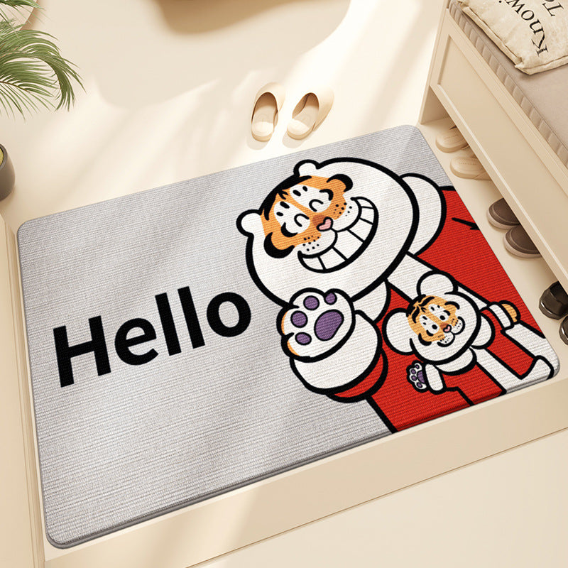 Cartoon Character Entry Mat