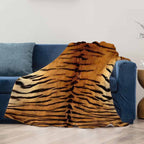 Fleece-Wohndecke mit Tiermuster