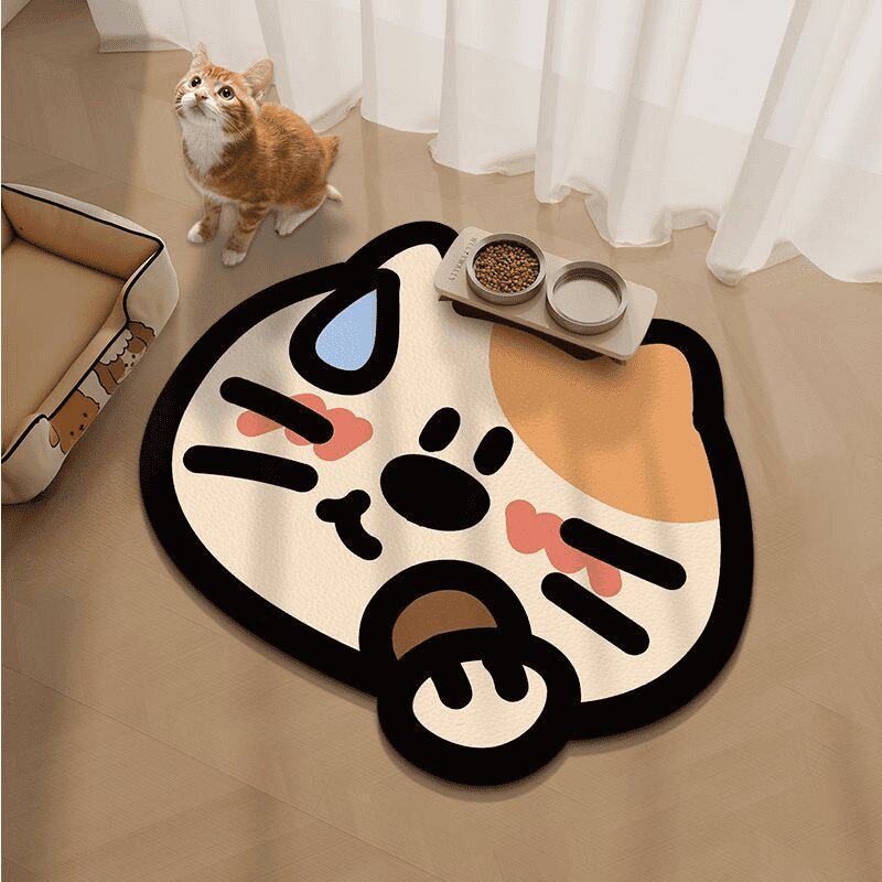 Cartoon Zebra Bath Mat
