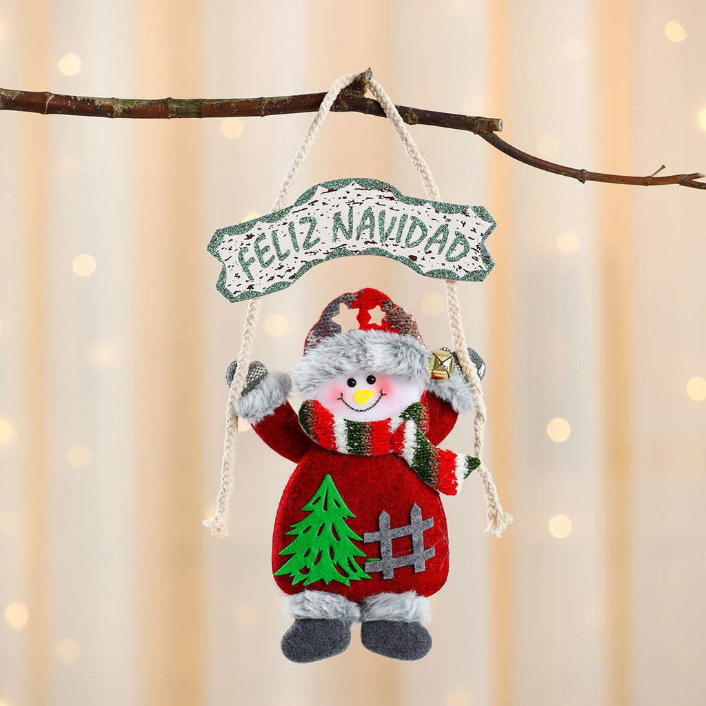Festive Santa Hanging Ornament