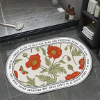 Floral Pattern Bathmat