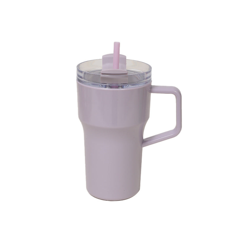 Unisex Drinking Cup with Handle and Lid