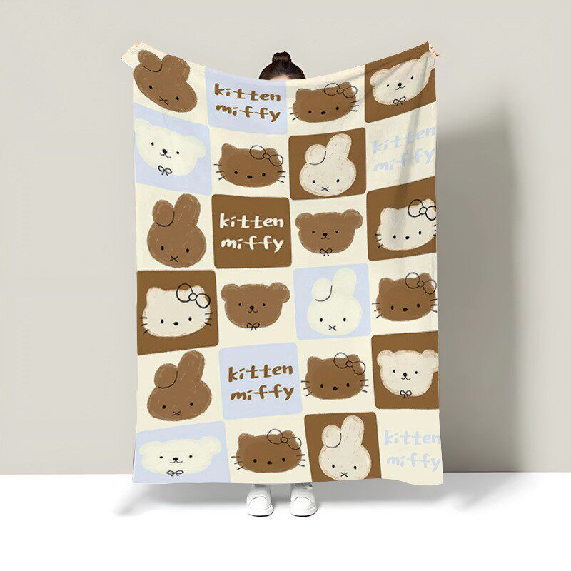 Cartoon-Fleece-Decke