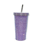 Rhinestone-Studded Travel Cup