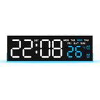 Digital Multifunctional LED Alarm Clock with Temperature and Weekday Display