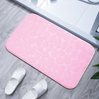 Plush Textured Bath Mat