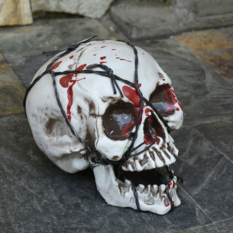 Decorative Skull Figurine