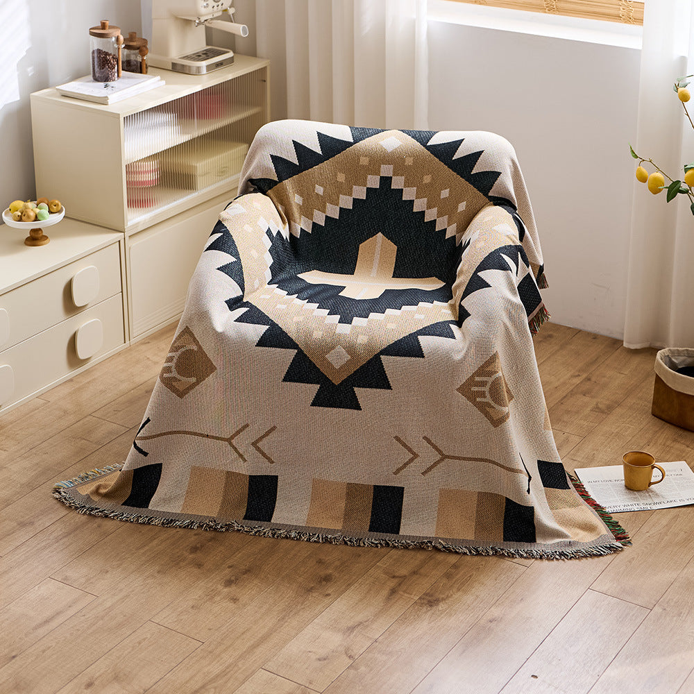 Jacquard-Wohndecke