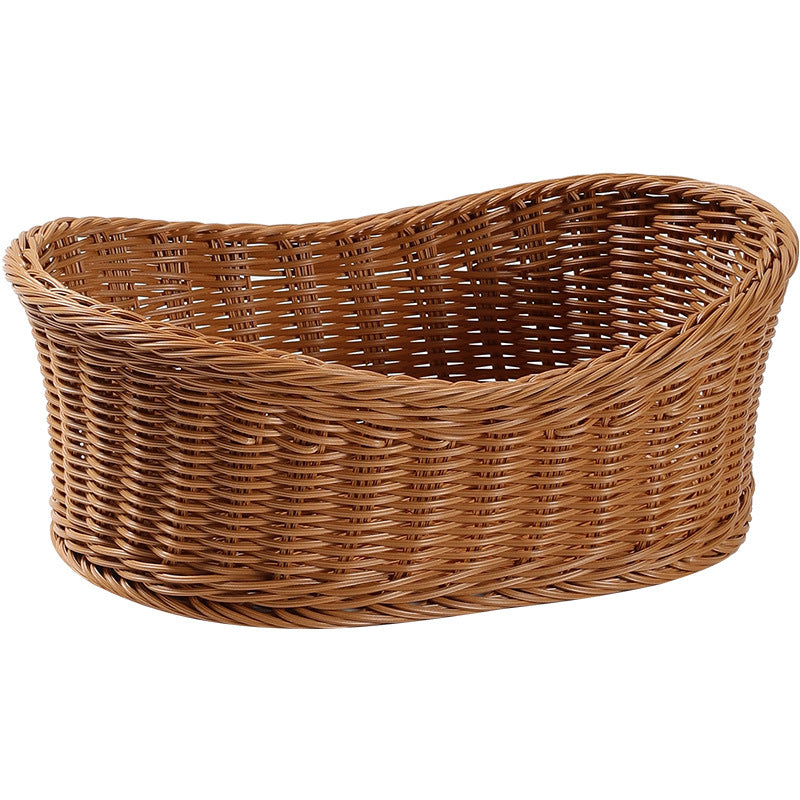 Unisex Elegant Oval Storage Basket