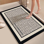 Floral Patterned Bath Mat