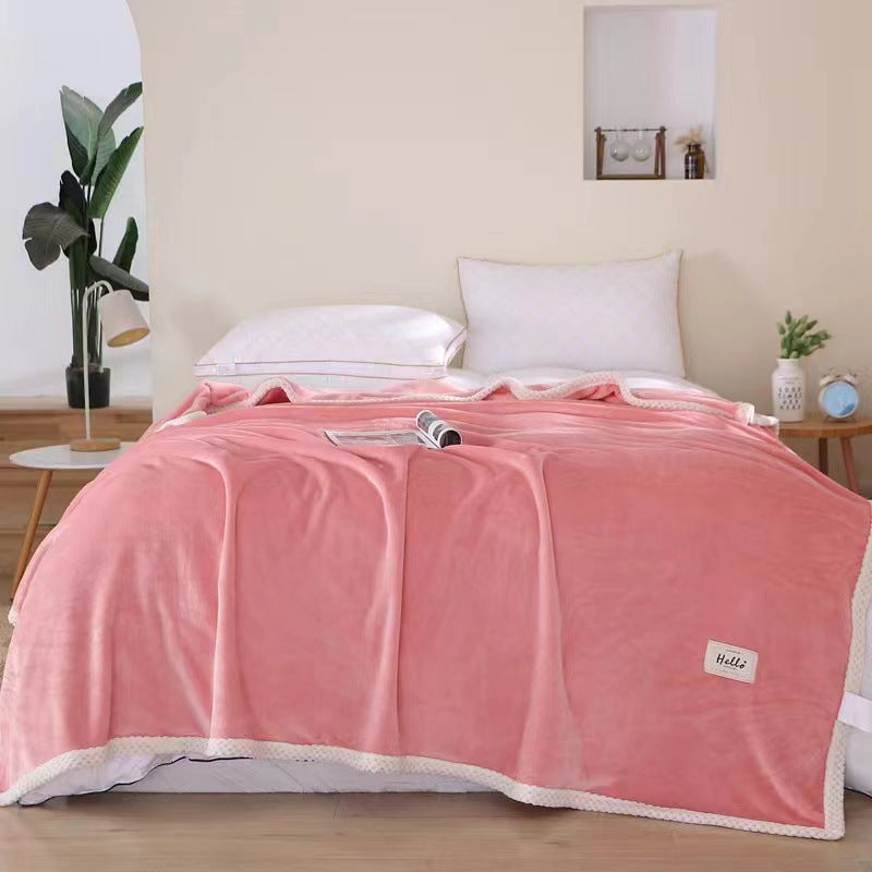 Unisex cuddle blanket with cloud design