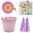 Decorative Woven Bike Basket