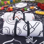 Picnic blanket with water-repellent underside