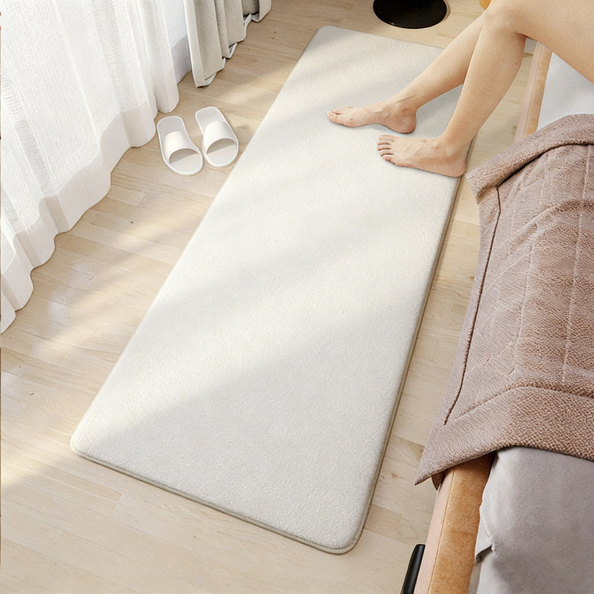 Plush Round Area Rug
