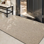Textured Geometric Area Rug